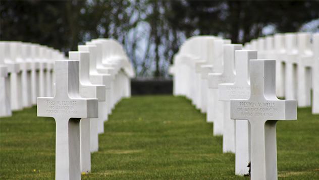 Cementerio norteamericano de Normandía