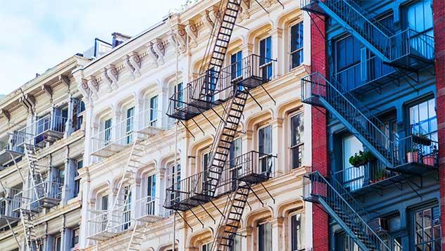 Edificios del barrio del Soho en Nueva York