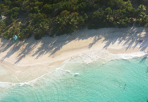 Playa Flamenco en Puerto Rico